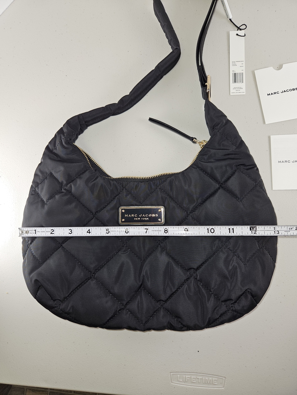 NWT Marc Jacobs Black Quilted Shoulder Bag - Picture 13 of 15